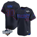 Elroe T.Blue Jays #30 Alejandro Kirk Player Black 2025 World Series City Connect Stitched Jerseys