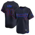 Elroe T.Blue Jays #30 Alejandro Kirk Player Black City Connect Stitched Jerseys
