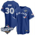 Elroe T.Blue Jays #30 Alejandro Kirk Player Royal 2025 World Series Limited Stitched Jerseys