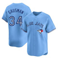Elroe T.Blue Jays #34 Kevin Gausman Player Blue Home Limited Stitched Jerseys