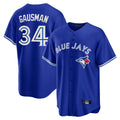 Elroe T.Blue Jays #34 Kevin Gausman Player Royal Alternate Replica Player Stitched Jerseys