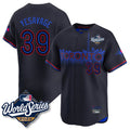 Elroe T.Blue Jays #39 Trey Yesavage Player Black 2025 World Series City Connect Stitched Jerseys