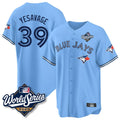 Elroe T.Blue Jays #39 Trey Yesavage Player Blue 2025 World Series Limited All Stitched Jerseys