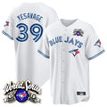 Elroe T.Blue Jays #39 Trey Yesavage Player White 2025 American League Limited All Stitched Jerseys