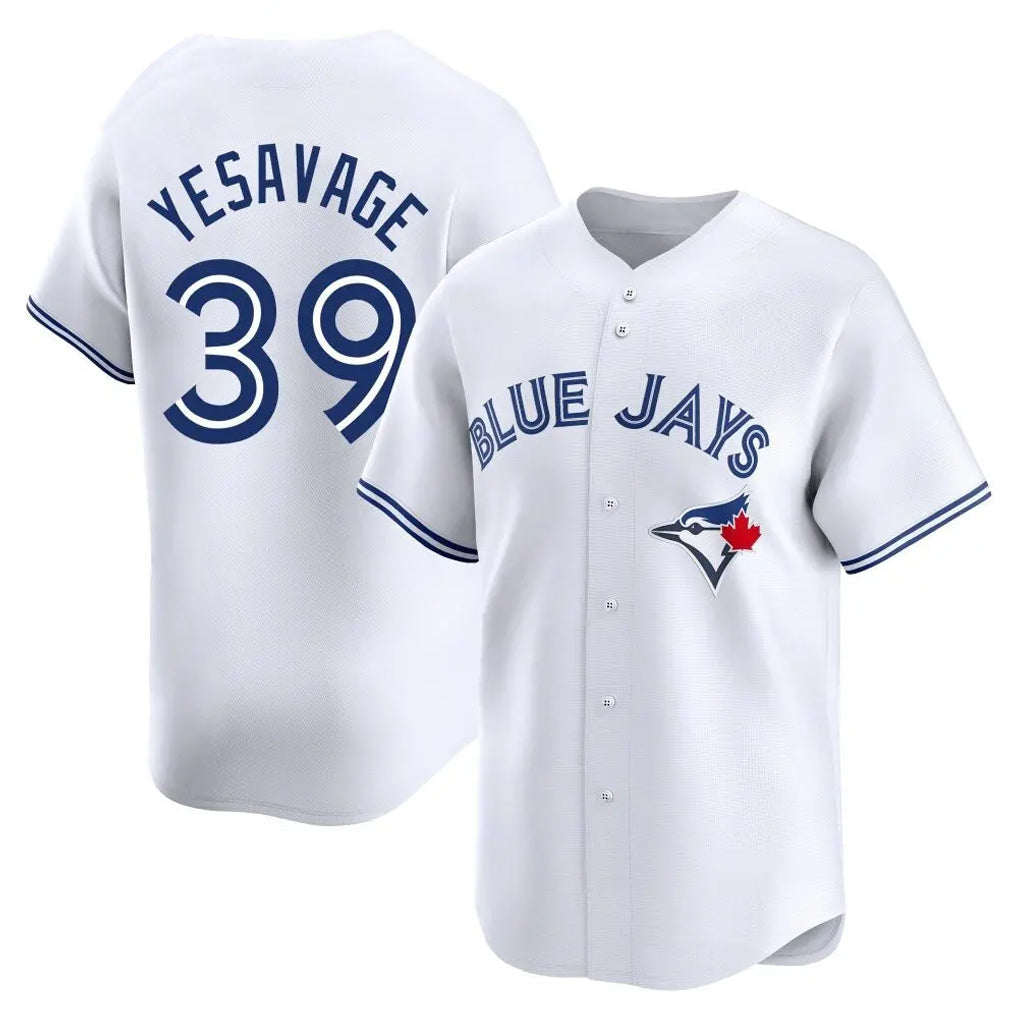 Elroe T.Blue Jays #39 Trey Yesavage Player White Home Limited Stitched Jerseys