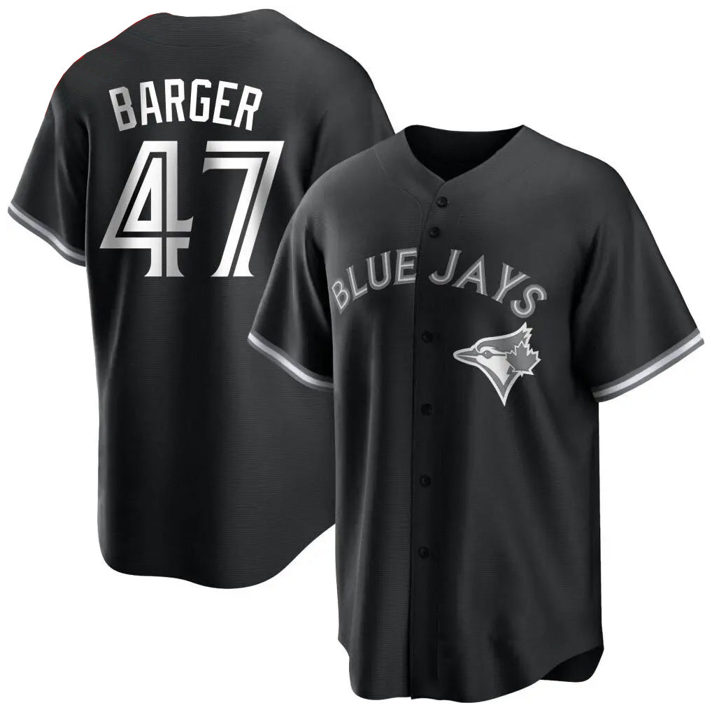 Elroe T.Blue Jays #47 Addison Barger Player Black City Connect Limited Stitched Jerseys