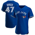 Elroe T.Blue Jays #47 Addison Barger Player Royal Elite Limited Stitched Jerseys