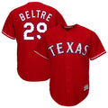 Elroe T.Rangers #29 Adrian Beltre Player Red Majestic Alternate Cool Stitched Jerseys