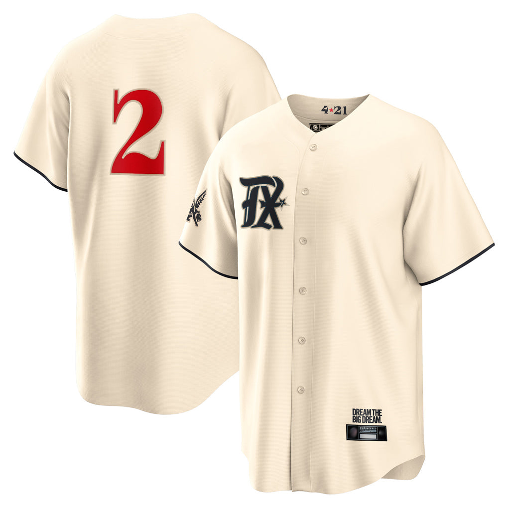 Elroe T.Rangers #2 Marcus Semien Player Cream Limited City Connect Stitched Jerseys
