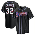 Elroe T.Rangers #32 Evan Carter Player Black 2026 Out Fashion Replica Stitched Jerseys