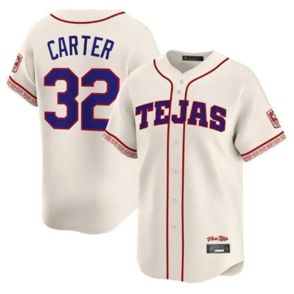 Elroe T.Rangers #32 Evan Carter Player Cream 2026 City Connect Premier Stitched Stitched Jerseys