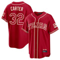 Elroe T.Rangers #32 Evan Carter Player Red 2026 City Connect Stitched Jerseys