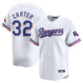 Elroe T.Rangers #32 Evan Carter Player White Home Limited Stitched Jerseys