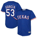 Elroe T.Rangers #53 Adolis Garcia Player Royal Home Limited Stitched Jerseys