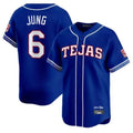 Elroe T.Rangers #6 Josh Jung Player Royal 2026 City Connect Limited Stitched Jerseys