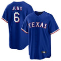 Elroe T.Rangers #6 Josh Jung Player Royal Limited Home Stitched Jerseys