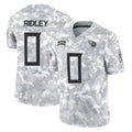 Elroe T.Titans #0 Calvin Ridley Player Arctic Camo Limited Salute to Service Home Game Stitched Jerseys
