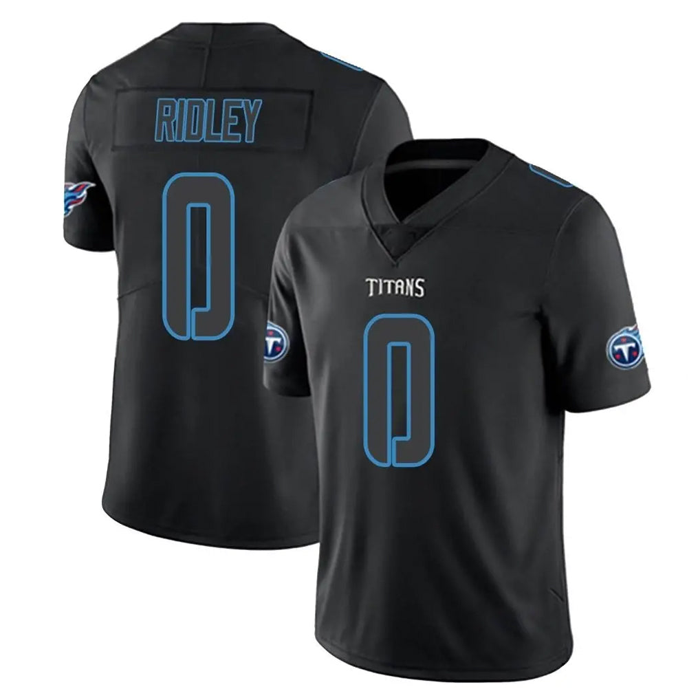 Elroe T.Titans #0 Calvin Ridley Player Black Impact Limited Home Game Stitched Jerseys