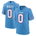 Elroe T.Titans #0 Calvin Ridley Player Light Blue 2026 Game Home Stitched Jerseys