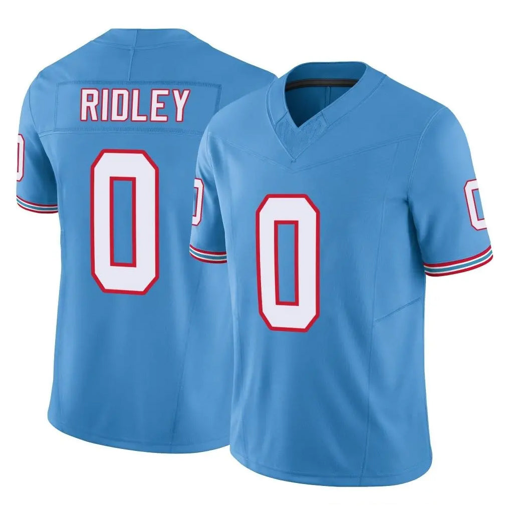 Elroe T.Titans #0 Calvin Ridley Player Light Blue Limited Vapor F.U.S.E. Home Game Stitched Jerseys