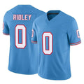 Elroe T.Titans #0 Calvin Ridley Player Light Blue Limited Vapor F.U.S.E. Home Game Stitched Jerseys