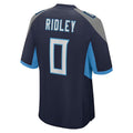 Elroe T.Titans #0 Calvin Ridley Player Navy Home Game Stitched Jerseys