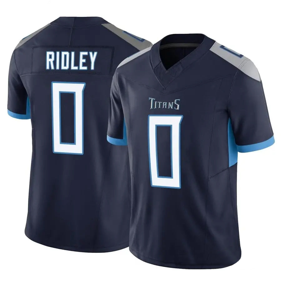 Elroe T.Titans #0 Calvin Ridley Player Navy Vapor F.U.S.E. Limited Stitched Jerseys