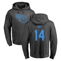 Elroe T.Titans #14 Carnell Tate Player Ash One Color Pullover Hoodies Home Game Stitched Jerseys