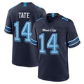 Elroe T.Titans #14 Carnell Tate Player Navy 2026 Rivalries Collection Home Game Stitched Jerseys