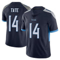 Elroe T.Titans #14 Carnell Tate Player Navy Limited Vapor Untouchable Home Game Stitched Jerseys