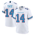 Elroe T.Titans #14 Carnell Tate Player White 2026 Game Home Stitched Jerseys