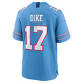 Elroe T.Titans #17 Chimere Dike Light Blue Team Game Stitched Jerseys