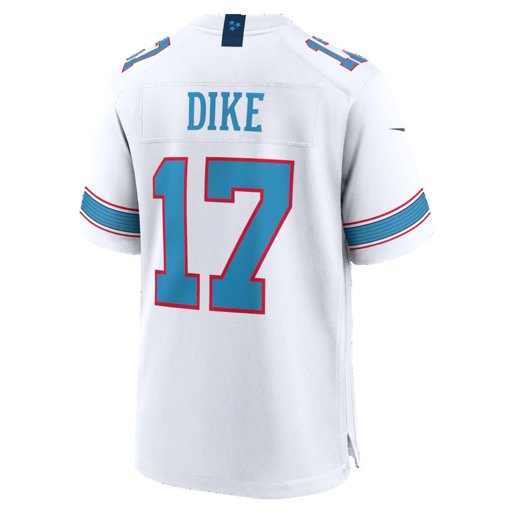 Elroe T.Titans #17 Chimere Dike White Game Stitched Jerseys
