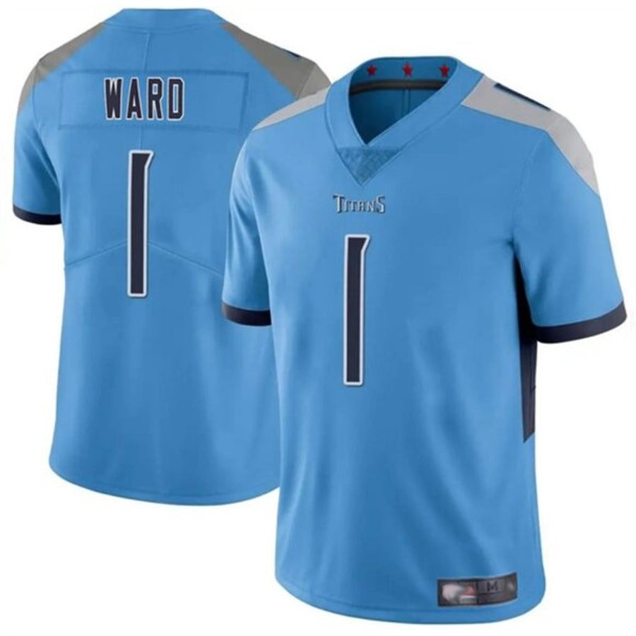Elroe T.Titans #1 Cameron Ward Player Blue Vapor Limited Stitched Jerseys