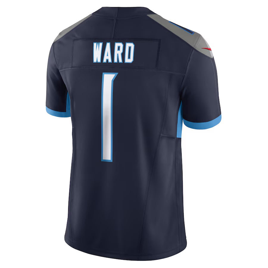 Elroe T.Titans #1 Cameron Ward Player Navy Vapor F.U.S.E. Limited Stitched Jerseys
