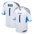 Elroe T.Titans #1 Cameron Ward Player White Game Stitched Jerseys
