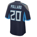 Elroe T.Titans #20 Tony Pollard Navy Game Player Jersey Stitched Jersey