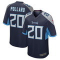 Elroe T.Titans #20 Tony Pollard Navy Game Player Jersey Stitched Jerseys