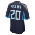 Elroe T.Titans #20 Tony Pollard Player Navy Home Game Stitched Jerseys