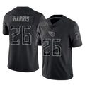 Elroe T.Titans #26 Marcus Harris Player Black Limited Reflective Home Game Stitched Jerseys