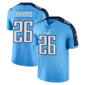 Elroe T.Titans #26 Marcus Harris Player Light Blue Limited Color Rush Home Game Stitched Jerseys