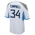 Elroe T.Titans #34 Earl Campbell Player White Home Game Football Jerseys
