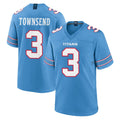 Elroe T.Titans #3 Tommy Townsend Player Light Blue 2026 Game Home Stitched Jerseys
