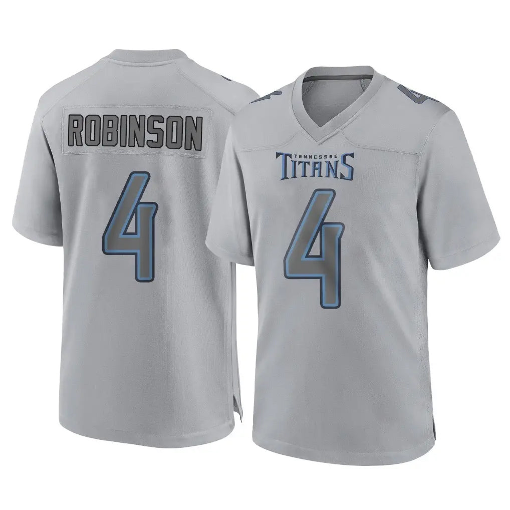 Elroe T.Titans #4 Wan'Dale Robinson Player Gray Atmosphere Fashion Home Game Stitched Jerseys