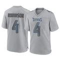 Elroe T.Titans #4 Wan'Dale Robinson Player Gray Atmosphere Fashion Home Game Stitched Jerseys