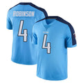Elroe T.Titans #4 Wan'Dale Robinson Player Light Blue Limited Color Rush Home Game Stitched Jerseys