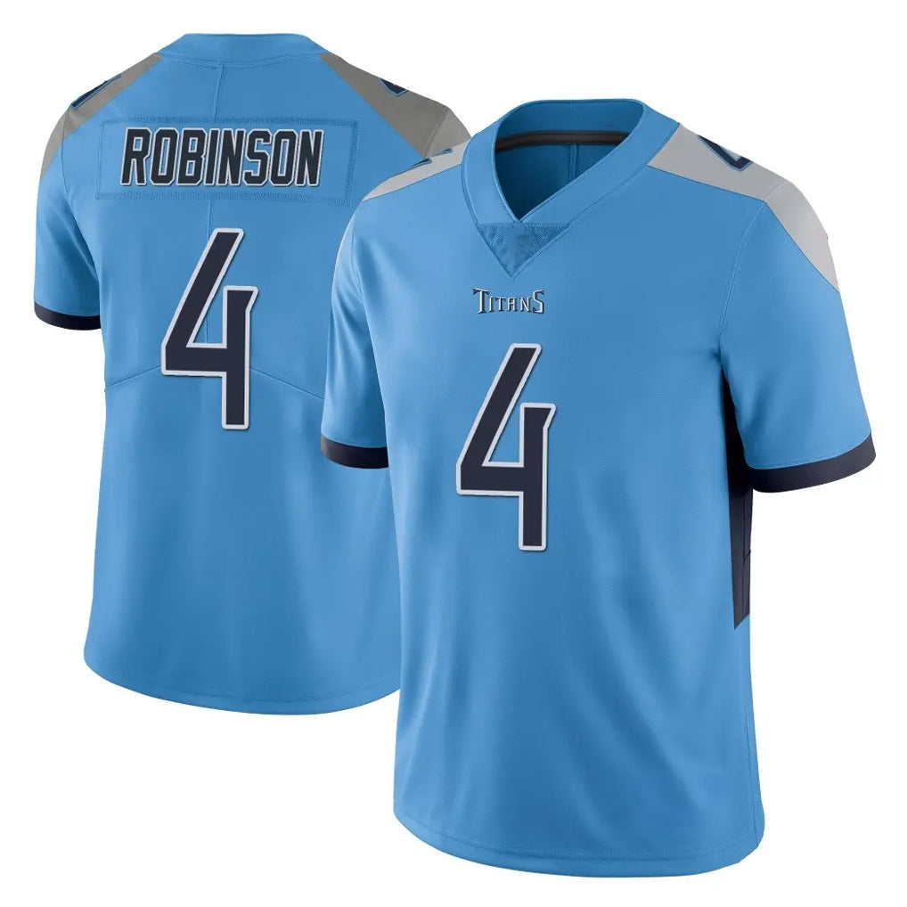 Elroe T.Titans #4 Wan'Dale Robinson Player Light Blue Limited Vapor Untouchable Home Game Stitched Jerseys