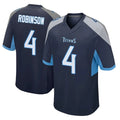 Elroe T.Titans #4 Wan'Dale Robinson Player Navy Home Game Stitched Jerseys
