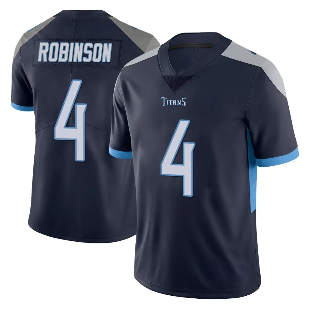 Elroe T.Titans #4 Wan'Dale Robinson Player Navy Limited Vapor Untouchable Home Game Stitched Jerseys