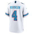 Elroe T.Titans #4 Wan'Dale Robinson White Game Stitched Jerseys